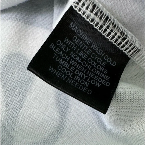 INC International Navy Blue and Blue White A-line pull on skirt. Size 4P - Picture 4 of 6